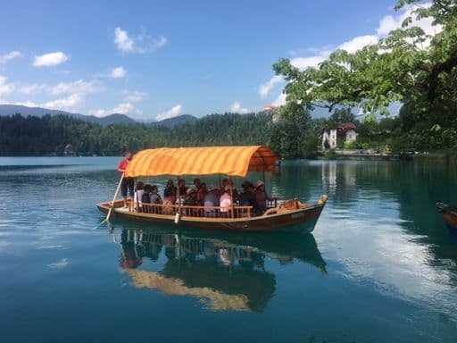 PLETNA ON LAKE BLED