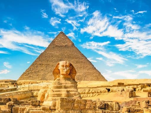 The Sphinx and Pyramid